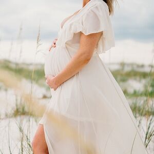 Baltic Born Jennifer Deep V Maxi Dress - Small